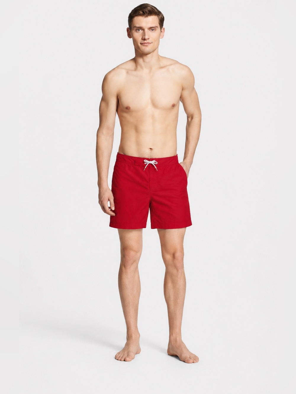 Marc Jacobs Men’s Swim Trunks Red Bathing Suit Shorts Medium *66